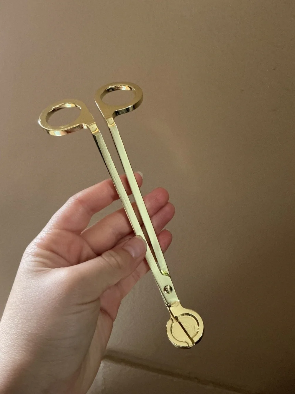Gold Candle Wick Cutter